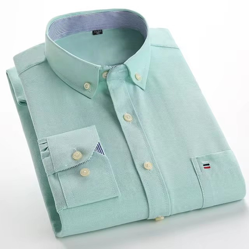 5xl-6xl-7xl Herren Langarmhemd – Oxford Cotton Casual Shirt Business Bewertung und Preis
