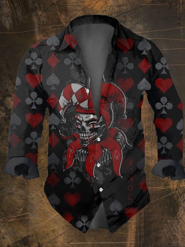 Halloween Men's Dark Skull Pri – Vintage Hawaiian Floral Shirt Bewertung und Preis
