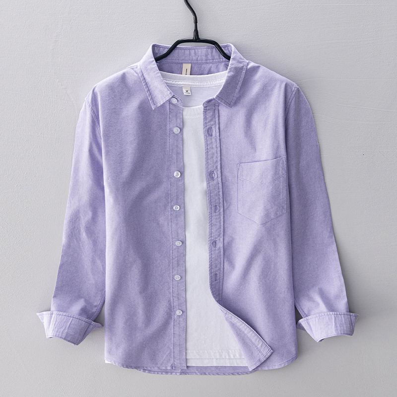 Neuer Stil lang ärmel ige Mark – Oxford Cotton Casual Shirt Business Bewertung und Preis