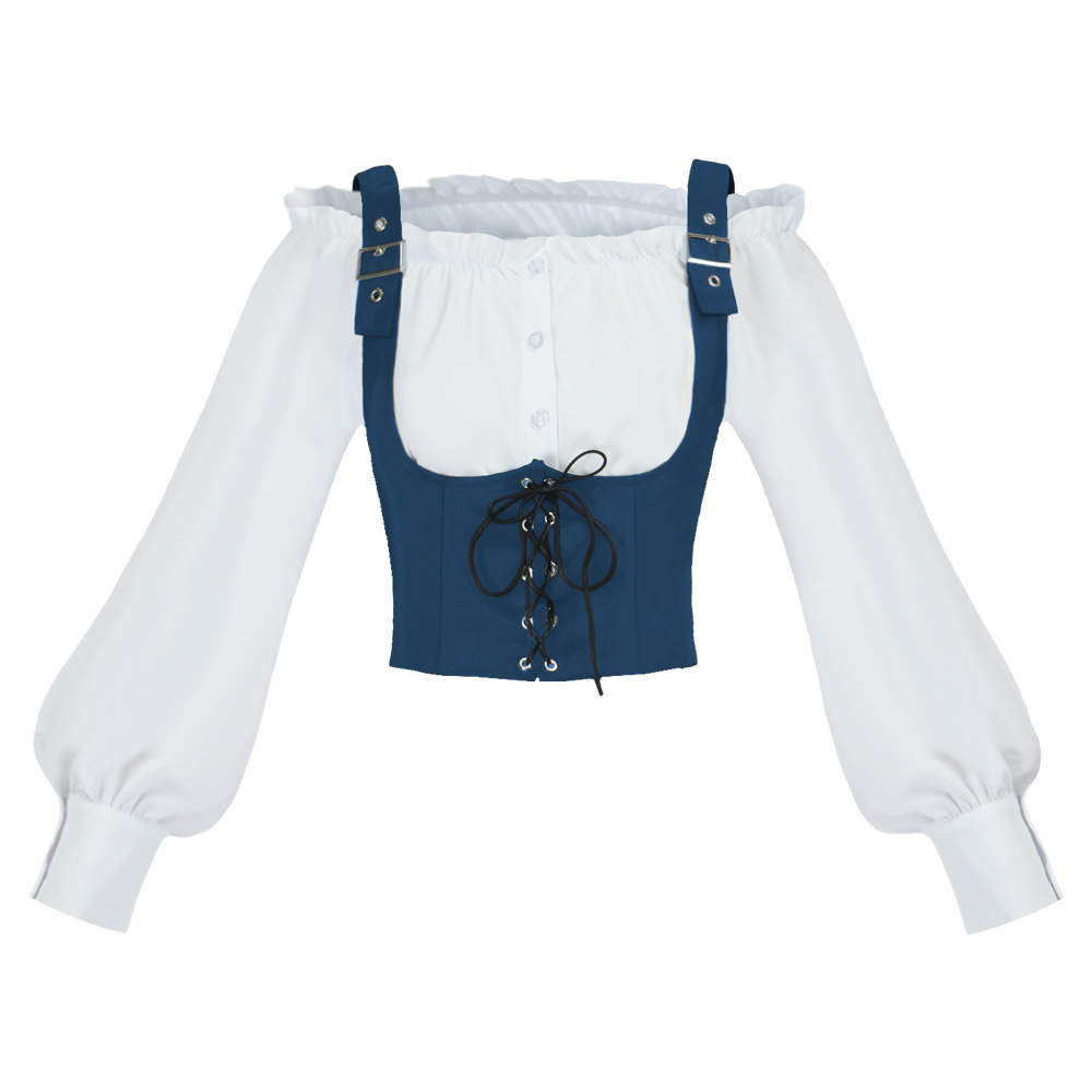 Retro-Bluse im Western-Stil fü – Shirts Bewertung und Preis